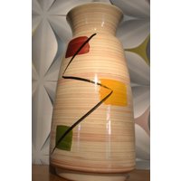 Vintage Keramik Vase Xxl Von Bay Model 525/35 50Er Jahre Beige /Bunt Rockabilly Retro Fifties Vintage Keramik Vase Xxl Von Bay Model 525/35 50Er Jahre Beige /Bunt Rockabilly Retro Fifties von ModernVintageProjekt