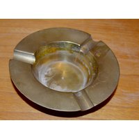 Vintage Messing Aschenbecher /Ashtray Retro Mid Century Fifties Wgk 50Er Jahre Rockabilly von ModernVintageProjekt