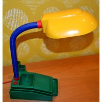 Vintage Schreibtisch Lampe Mit Utensilo Bunt Pop Art 70Er Jahre Design Klassiker Space Age Retro Mid Century von ModernVintageProjekt