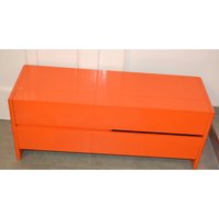Vintage Schuhschrank Von Schönbuch Aus Den 70Er Jahren Orange Space Age Seventies Retro Mid Century Shabby Chic Landhausstil von ModernVintageProjekt
