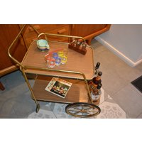 Vintage Service /Barwagen 60Er Jahre Rockabilly Retro Mid Century Shabby Chic Landhausstil von ModernVintageProjekt