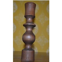 Vintage Teakholz Kerzenständer Made in Denmark Aus Den 60Er Jahren Candle Holder Retro Mid Century von ModernVintageProjekt