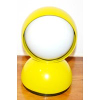 Vintage Tisch Lampe Von Artemide Gelb Metall 70Er Jahre Seventies Retro Mid Century Space Age Lamb Lamp Shabby Chic Landhausstil von ModernVintageProjekt