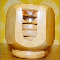 Vintage Untersetzer Holz Sixties 60Er Jahre Space Age Retro Mid Century von ModernVintageProjekt