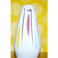 Vintage Vase Beige /Braun Keramik 50Er Jahre Retro Mid Century Danish Design von ModernVintageProjekt