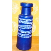 Vintage Vase Blau Keramik Von Scheurich Model 205 /32 Mid Century Space Age Retro Wgk Fat Lava Op Art Shabby Chic Landhausstil Vintage Vase Blau Keramik Von Scheurich Model 205 /32 Mid Century Space Age Retro Wgk Fat Lava Op Art Shabby Chic Landhausstil von ModernVintageProjekt