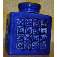 Vintage Vase Blau Model M 16 /12 West Germany Keramik 70Er Jahre Retro Mid Century von ModernVintageProjekt