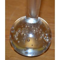 Vintage Vase Bubble Glas Solitaire Bläschen Bubbles 60Er 70Er Jahre Klar Seventies Space Age Retro Mid Century Shabby Chic Landhausstil von ModernVintageProjekt