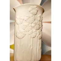 Vintage Vase Frey Ak Kaiser 70Er Jahre Bisquit Weißvase Retro Blumenvase Porzellan von ModernVintageProjekt