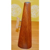Vintage Vase Teak Holz 60Er Jahre Danish Design Wgk Retro Mid Century Shabby Chic Landhausstil von ModernVintageProjekt