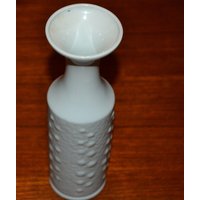 Vintage Vase Von Kpm 22cm German Pottery Weiß Space Age Design von ModernVintageProjekt