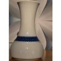 Vintage Vase Von Thomas 70Er Jahre Mit Blauem Dekor Band 16cm Vintage Vase Von Thomas 70Er Jahre Mit Blauem Dekor Band 16cm von ModernVintageProjekt