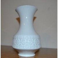 Vintage Vase Weiss 70Er Jahre Von Kpm von ModernVintageProjekt