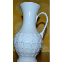 Vintage Vase Weiß Von Kpm 70Er Jahre Retro Mid Century Bisquitporzellan von ModernVintageProjekt
