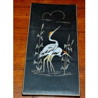 Vintage Wand Deko Bild Von Ruscha Keramik 70Er Jahre Design Klassiker Retro Mid Century Wgk Shabby Chic Landhausstil von ModernVintageProjekt