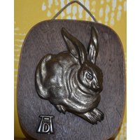 Vintage Wandbild 50Er Jahre Hase Ad Design Klassiker Albrecht Dürrer Mid Century Retro von ModernVintageProjekt