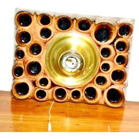 Vintage Wandlampe Keramik Braun/Schwarz 70Er Jahr Space Age Retro Mid Century Seventies Shabby Chic Vintage Wandlampe Keramik Braun/Schwarz 70Er Jahr Space Age Retro Mid Century Seventies Shabby Chic von ModernVintageProjekt