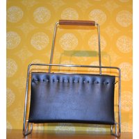 Vintage Zeitungständer 70Er Jahre Retro Mid Century Space Age Seventies Modernist von ModernVintageProjekt