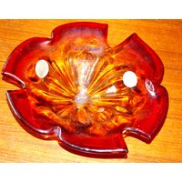 Wunderschöne Vintage Anbietschale Murano Glas Made in Italy Aus Den 70Er Jahren Retro Mid Century Seventies Space Age von ModernVintageProjekt