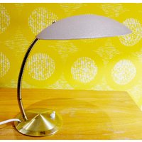 Wunderschöne Vintage Leclaire & Schäfer Cobra Lampe Tischleuchte Aus Den 50Er Jahren Retro Mid Century Shabby Chic von ModernVintageProjekt