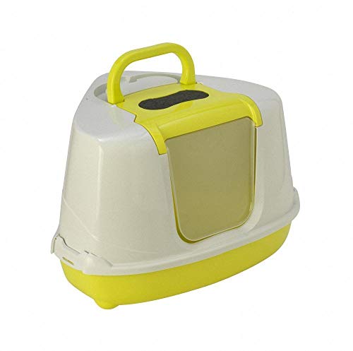 Modernes Ablagefach für Katzen – Sanitär Toilet – Flip Corner- Farbe Pistazie Zitrone von Moderna