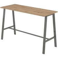 Moderner Bürostehtisch für interaktives und rückenschonendes Arbeiten Ob für spontane Besprechungen, gesellige Mittagspausen oder als Messestand: Mit dem Hammerbacher Konferenztisch Meeting Point für bis zu 6 Personen fördern Sie Kommunikation und Interaktion. Die komfortable Tischhöhe in Kombination mit der Fußstütze ermöglicht dabei eine rückenschonende und ergonomische Nutzung. Ein hochwertiges Stahl-Untergestell mit stabilen Quertraversen sorgt für einen sicheren Stand des Konferenz-Stehtischs. Schutz vor mechanischer Beanspruchung bietet die schlag- und kratzfeste Tischplattenbeschichtung aus Melaminharz. Die Tischfüße sind mit bodenschonenden Filzgleitern ausgestattet. Auch optisch überzeugt der Meeting Point mit seiner klaren, reduzierten Formsprache im modernen Industrial Style. Besprechungen interaktiv und rückenschonend führen: Bestellen Sie den Hammerbacher Konferenztisch Meeting Point in verschiedenen Farben und Dekoren jetzt hier bei uns.Hammerbacher Konferenztisch Meeting Point, HxBxT 1.042 x 1.750 x 680 mm, Asteiche Hammerbacher Konferenztisch Meeting Point, HxBxT 1.042 x 1.750 x 680 mm, Asteiche Moderner Bürostehtisch für interaktives und rückenschonendes Arbeiten Ob für spontane Besprechungen, gesellige Mittagspausen oder als Messestand: Mit dem Hammerbacher Konferenztisch Meeting Point für bis zu 6 Personen fördern Sie Kommunikation und Interaktion. Die komfortable Tischhöhe in Kombination mit der Fußstütze ermöglicht dabei eine rückenschonende und ergonomische Nutzung. Ein hochwertiges Stahl-Untergestell mit stabilen Quertraversen sorgt für einen sicheren Stand des Konferenz-Stehtischs. Schutz vor mechanischer Beanspruchung bietet die schlag- und kratzfeste Tischplattenbeschichtung aus Melaminharz. Die Tischfüße sind mit bodenschonenden Filzgleitern ausgestattet. Auch optisch überzeugt der Meeting Point mit seiner klaren, reduzierten Formsprache im modernen Industrial Style. Besprechungen interaktiv und rückenschonend führen: Bestellen Sie den Hammerbacher Konferenztisch Meeting Point in verschiedenen Farben und Dekoren jetzt hier bei uns.Hammerbacher Konferenztisch Meeting Point, HxBxT 1.042 x 1.750 x 680 mm, Asteiche Hammerbacher Konferenztisch Meeting Point, HxBxT 1.042 x 1.750 x 680 mm, Asteiche von Moderner Bürostehtisch für interaktives und rückenschonendes Arbeiten Ob für spontane Besprechungen, gesellige Mittagspausen oder als Messestand: Mit dem Hammerbacher Konferenztisch Meeting Point für bis zu 6 Personen fördern Sie Kommunikation und Intera