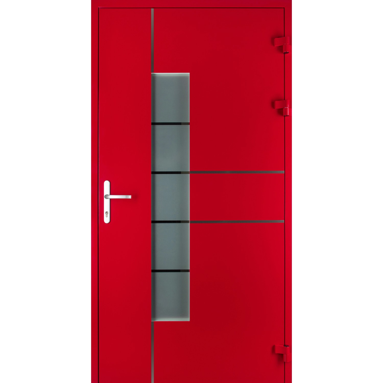 Moderno Haustür M360P Rubinrot 110 cm x 210 cm DIN L Moderno Haustür M360P Rubinrot 110 cm x 210 cm DIN L von Moderno