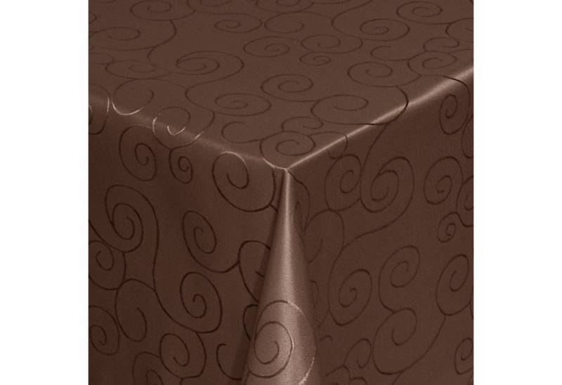 Moderno Tischdecke Tischdecke Stoff Damast Ornamente Jacquard Ranken Design mit Saum, Eckig 80x80 cm von Moderno