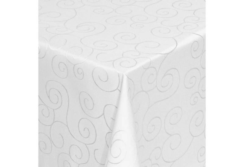 Moderno Tischdecke Tischdecke Stoff Damast Ornamente Jacquard Ranken Design mit Saum, Eckig 80x80 cm von Moderno
