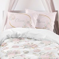 Blumenbettwäsche-Set Personalisierter Tröster Oder Bettbezug von ModifiedTot