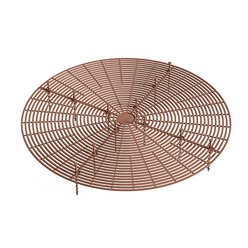 Modixun 1Pack Großes Blumentopfgitter, Schneidbarer Blumentopf-Bodenschutz mit tiefen Pfählen, Hunden, Katzen, Grabstopper, Pflanzengitter, Topfabdeckung, 52 cm Durchmesser von Modixun
