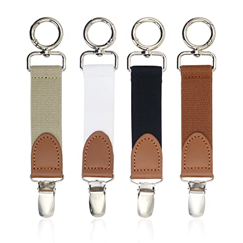 Modixun 4-teilige Hutclips für Reisen auf Taschen, elastische Kappenclips, Huthalter für Reisehandtasche, Rucksack, Gepäck, Hutbefestigung, Schal-Handschuh-Clips mit strapazierfähigen Clips, Stil A Modixun 4-teilige Hutclips für Reisen auf Taschen, elastische Kappenclips, Huthalter für Reisehandtasche, Rucksack, Gepäck, Hutbefestigung, Schal-Handschuh-Clips mit strapazierfähigen Clips, Stil A von Modixun