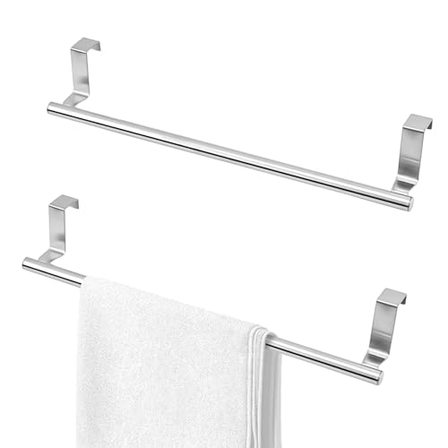 Modixun Handtuchhalter für Küchenschrank, 36 cm, Handtuchhalter über Schrank, Tür, Handtuchstange, Edelstahl, Handtuchhalter für Küche, Badezimmer, 2 Stück von Modixun