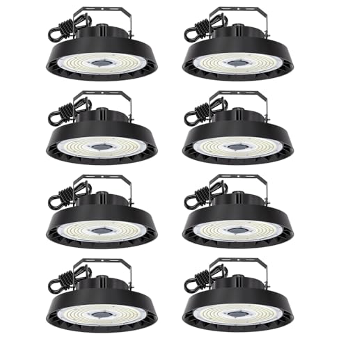 Modlicht 8er LED Hallenbeleuchtung 300W Kaltweiß 5000K | 90°Abstrahlwinkel 51000lm Strahler led UFO Highbay Industrielampe IP65 Hallenstrahler für Gewerbliche Lager/Werkstatt/Garage leuchte Modlicht 8er LED Hallenbeleuchtung 300W Kaltweiß 5000K | 90°Abstrahlwinkel 51000lm Strahler led UFO Highbay Industrielampe IP65 Hallenstrahler für Gewerbliche Lager/Werkstatt/Garage leuchte von Modlicht