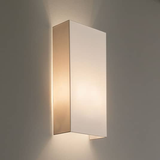 Modo Luce Rettangolo Wandlampe Wandleuchte Wandlicht Leuchte E27 25 Cm Elfenb99 B-Ware von Modo Luce