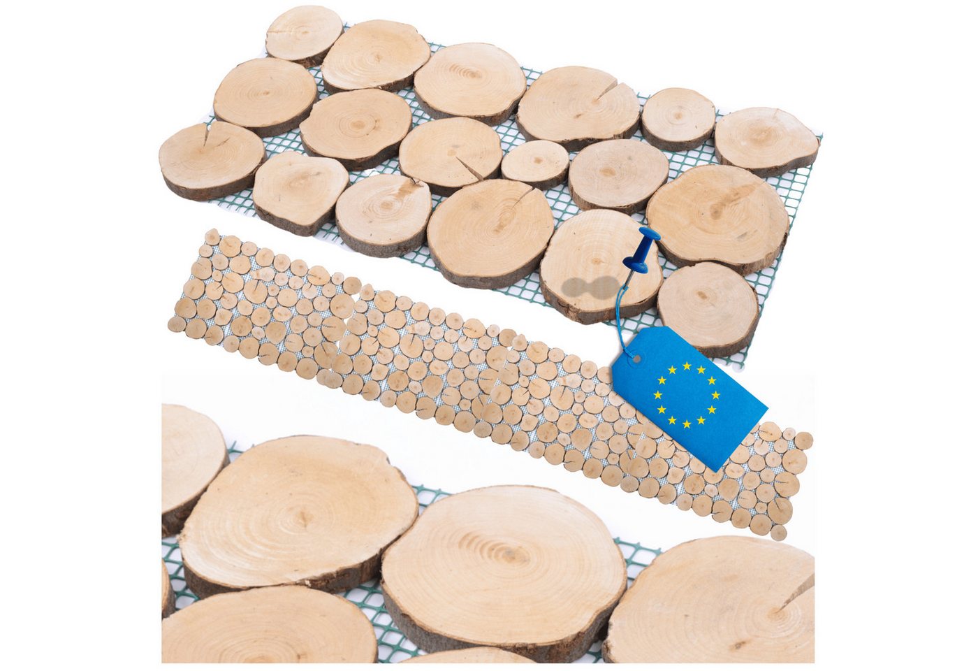 Modo24 Gartensteg Gartenweg aus Holz, Gehweg Holzweg Trittplatten Holzscheiben-Weg, 1-St., Gartenplatten Bodenplatten Holzpfad Gartenweg Nachhaltig FSC Holz Modo24 Gartensteg Gartenweg aus Holz, Gehweg Holzweg Trittplatten Holzscheiben-Weg, 1-St., Gartenplatten Bodenplatten Holzpfad Gartenweg Nachhaltig FSC Holz von Modo24