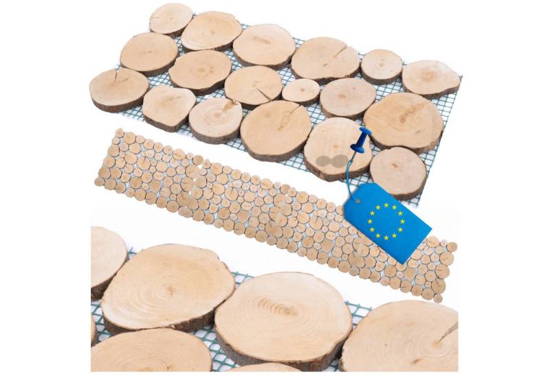 Modo24 Gartensteg Gartenweg aus Holz, Gehweg Holzweg Trittplatten Holzscheiben-Weg, 1-St., Gartenplatten Bodenplatten Holzpfad Gartenweg Nachhaltig FSC Holz von Modo24