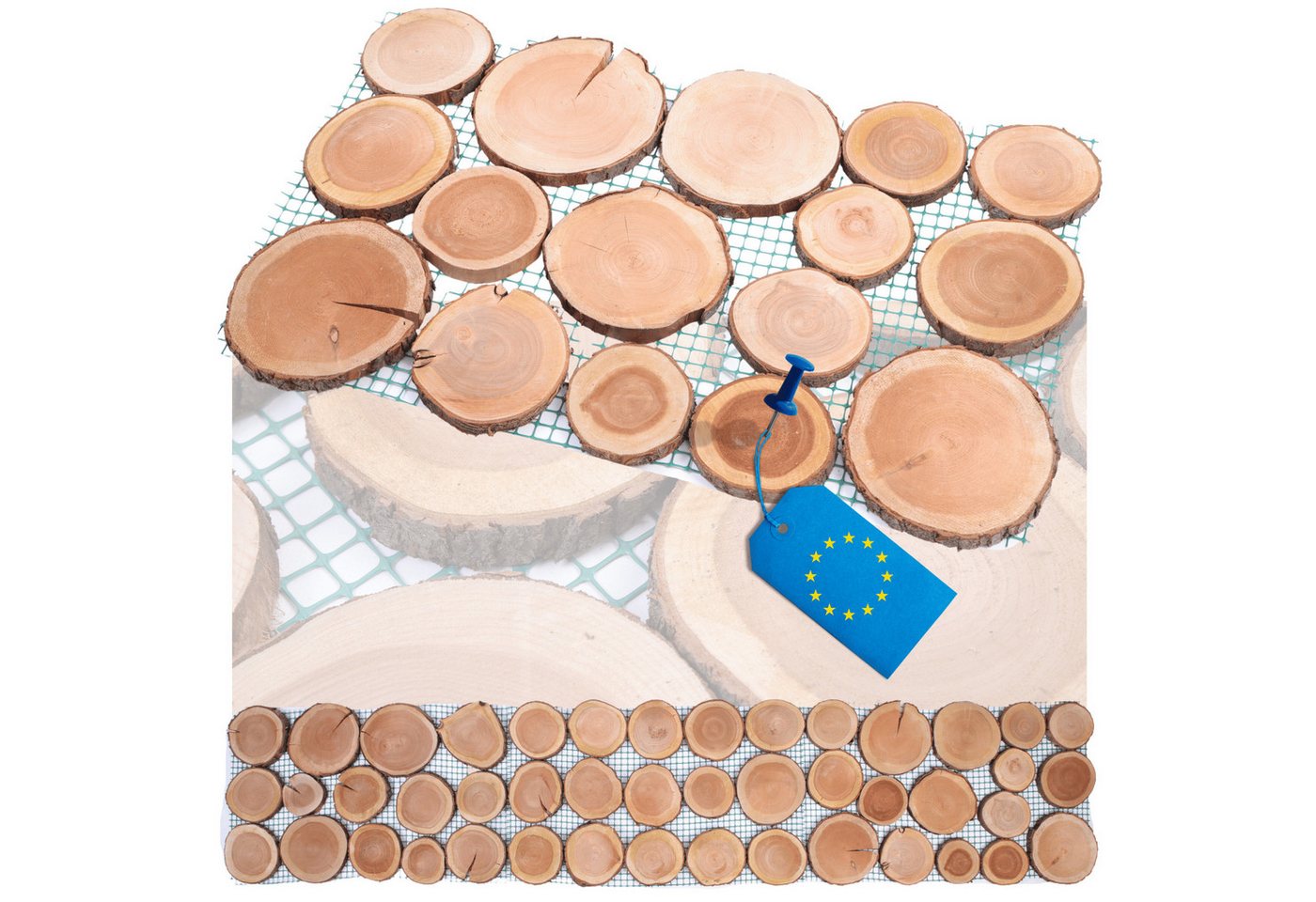 Modo24 Gartensteg Gartenweg aus Holz, Gehweg Holzweg Trittplatten Holzscheiben-Weg, 1-St., Gartenplatten Bodenplatten Holzpfad Gartenweg Nachhaltig FSC Holz Modo24 Gartensteg Gartenweg aus Holz, Gehweg Holzweg Trittplatten Holzscheiben-Weg, 1-St., Gartenplatten Bodenplatten Holzpfad Gartenweg Nachhaltig FSC Holz von Modo24