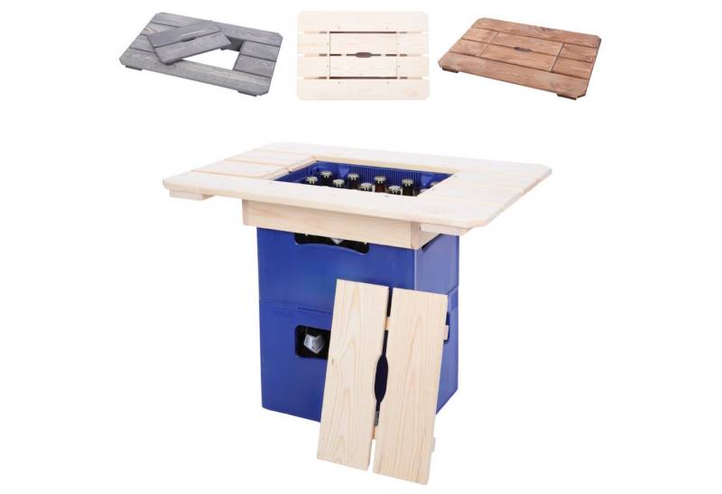 Modo24 Gartentisch BNP Bierkastentisch 78 x 53 cm, Partytisch Bierkastentisch Aufsatz Tisch Bierkastenaufsatz Farben von Modo24