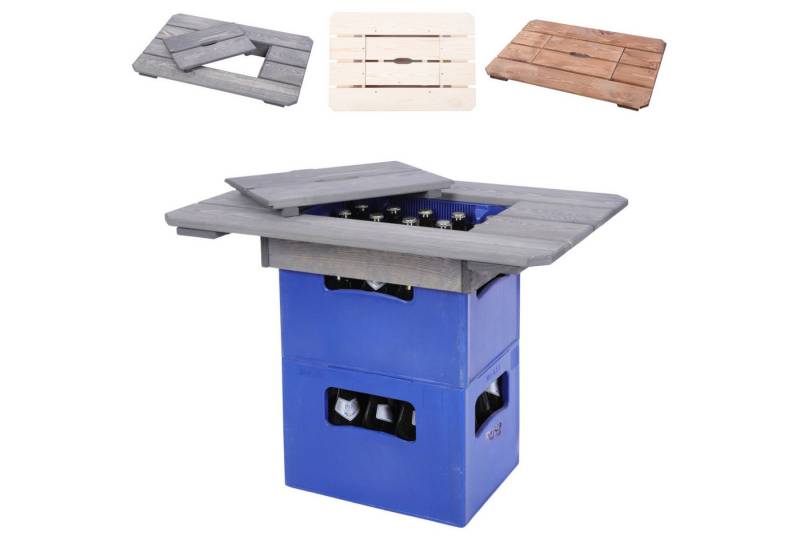 Modo24 Gartentisch BNP Bierkastentisch 78 x 53 cm, Partytisch Bierkastentisch Aufsatz Tisch Bierkastenaufsatz Farben von Modo24