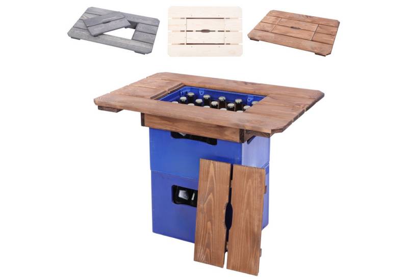 Modo24 Gartentisch BNP Bierkastentisch 78 x 53 cm, Partytisch Bierkastentisch Aufsatz Tisch Bierkastenaufsatz Farben von Modo24