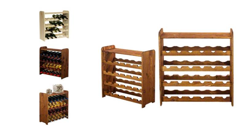 Modo24 Weinregal Flaschenregal Holzregal Flaschenständer Varianten 6 bis 91 Flaschen, (RW31) Getränkeregal, 3 Farben, FSC Holz Nachhaltig Modo24 Weinregal Flaschenregal Holzregal Flaschenständer Varianten 6 bis 91 Flaschen, (RW31) Getränkeregal, 3 Farben, FSC Holz Nachhaltig von Modo24