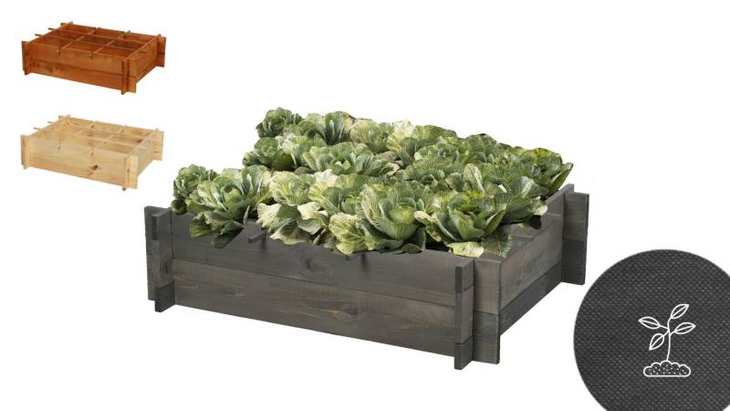 Modo24 Hochbeet ZP05 Kräuterbeet Holz Pflanzbeet Garten FSC Holz, Pflanzenbeet Hochbeet Gartenbeet aus Holz, viele Größen und Farben von Modo24