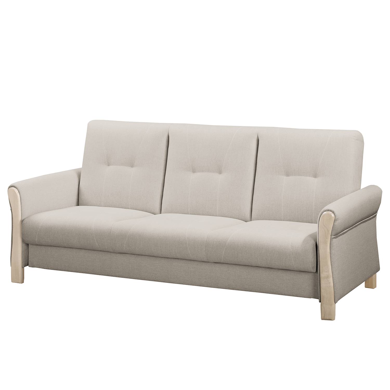 Modoform Schlafsofa Outwell Schwedisch Weiß Strukturstoff 220x100x85 cm von Modoform