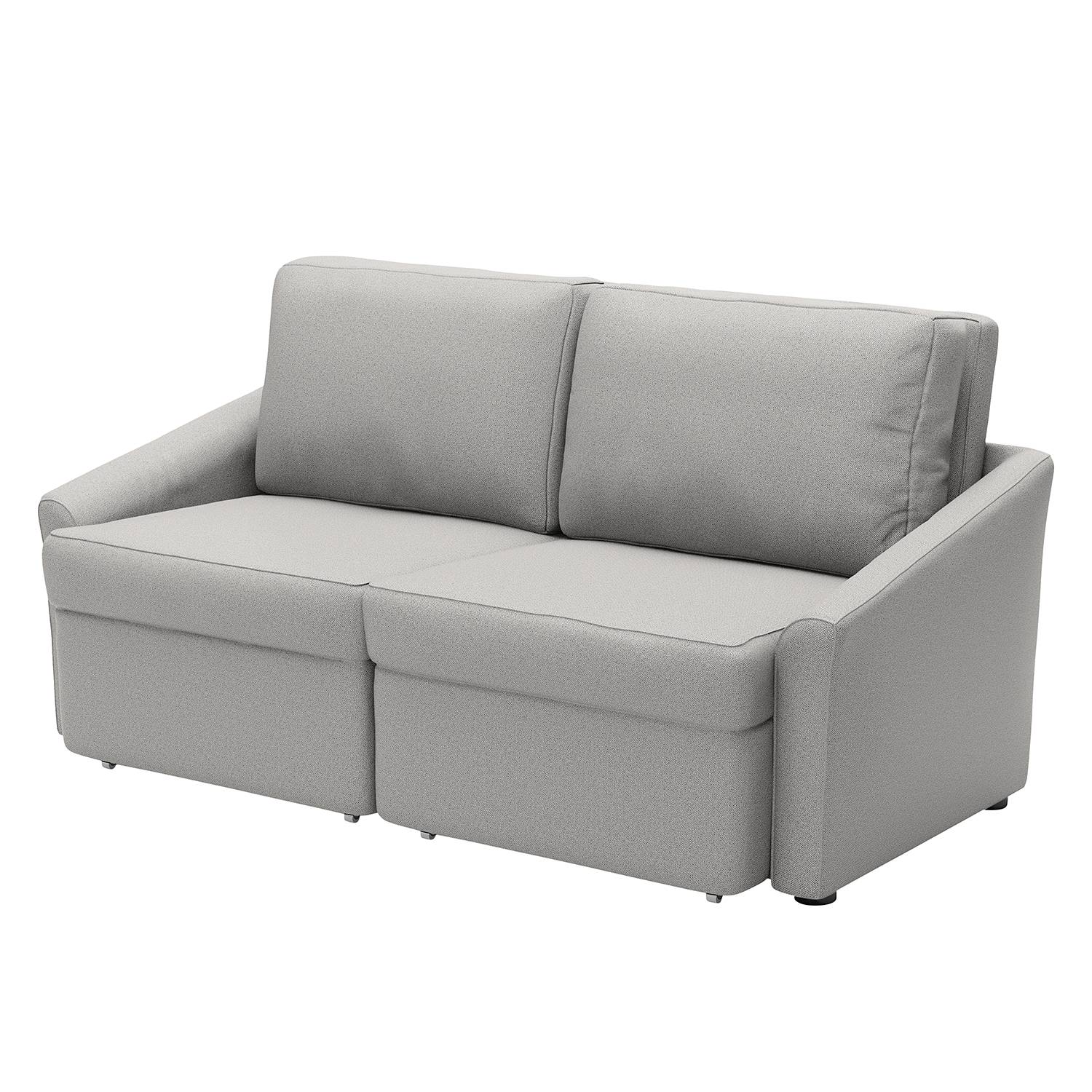 Modoform Schlafsofa Rifton I Hellgrau Webstoff 168x86x96 cm mit Schlaffunktion von Modoform