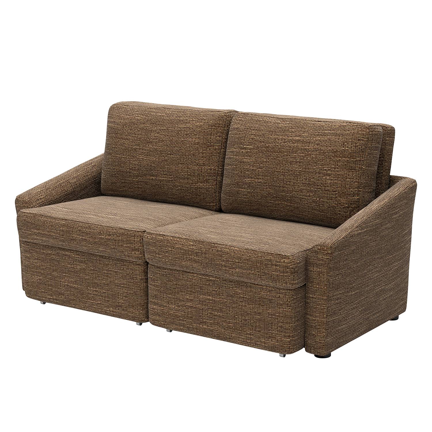 Modoform Schlafsofa Rifton III Braun Strukturstoff 168x86x96 cm mit Schlaffunktion von Modoform