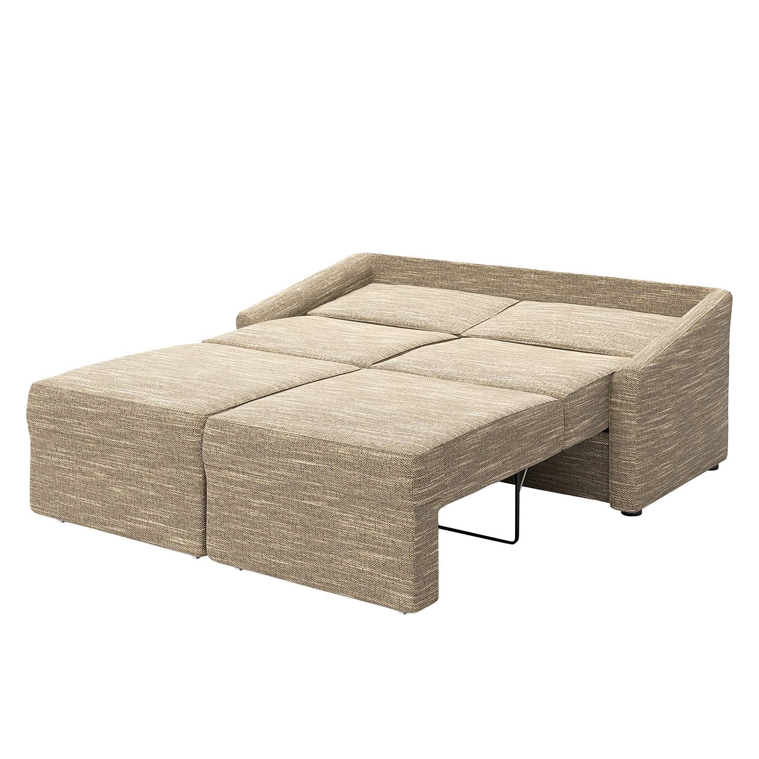 Modoform Schlafsofa Rifton III Hellbraun Strukturstoff 168x86x96 cm mit Schlaffunktion von Modoform