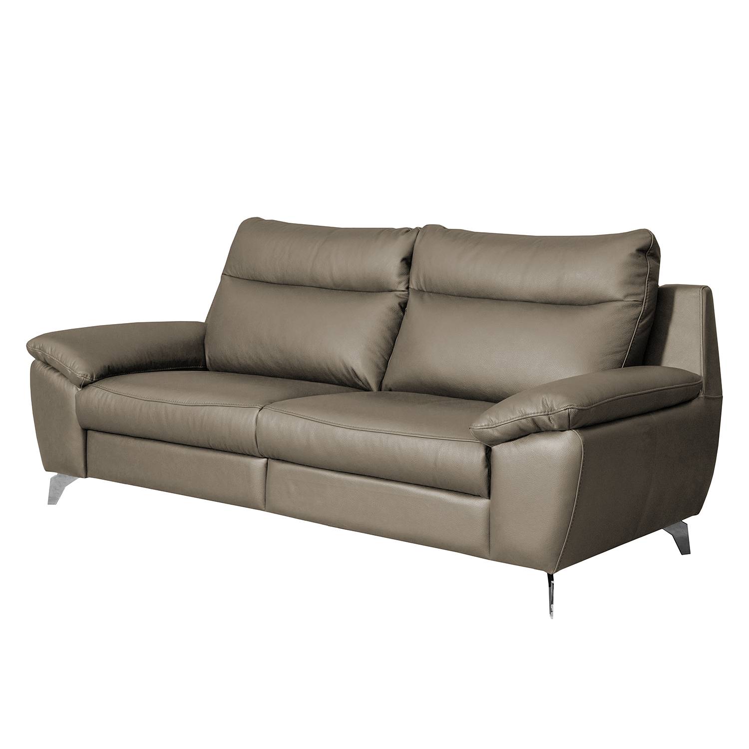 Modoform Sofa Kimball 2,5-Sitzer Taupe Echtleder 216x95x96 cm von Modoform