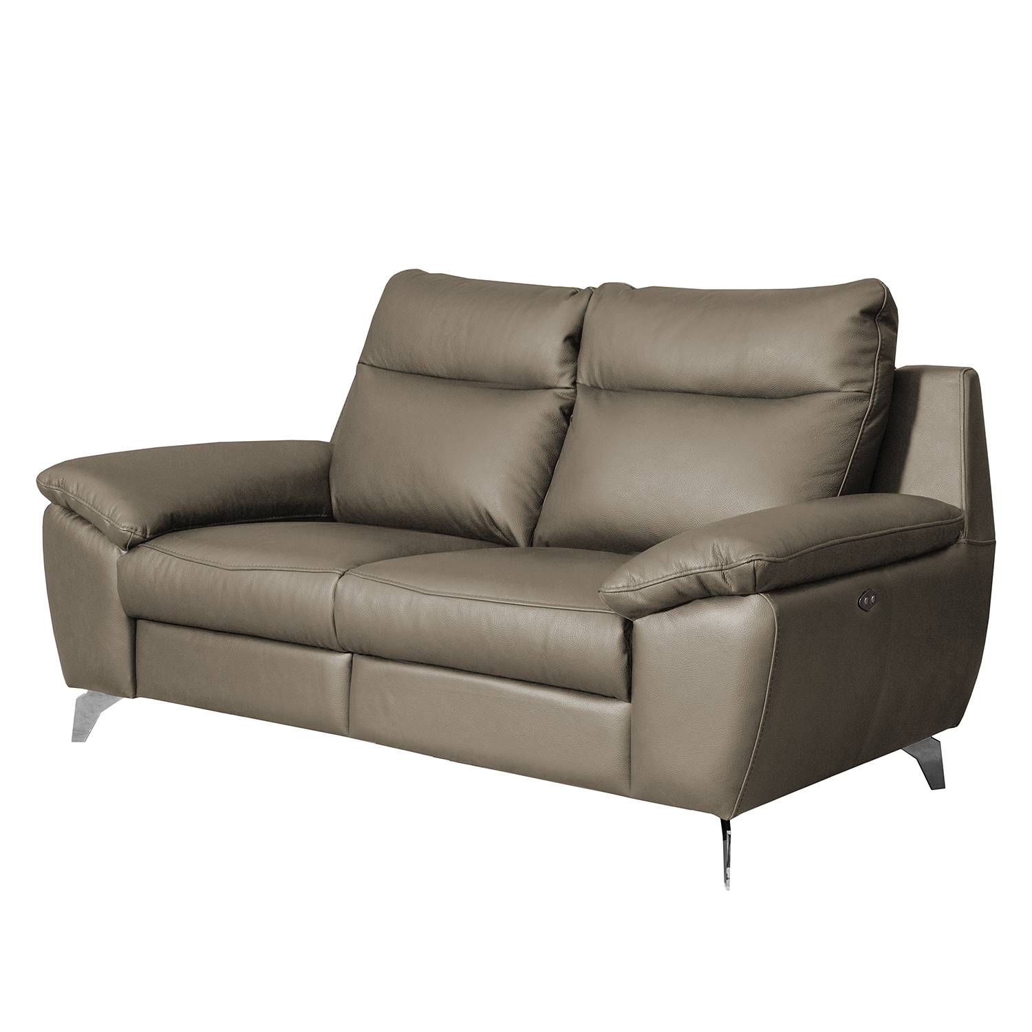 Modoform Sofa Kimball 2-Sitzer Taupe Echtleder 178x95x96 cm von Modoform