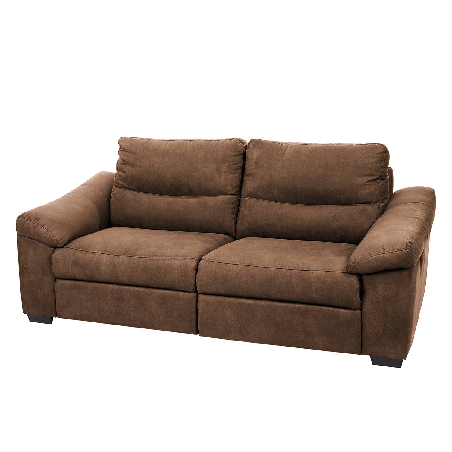 Modoform Sofa Lamexa II 2,5-Sitzer Braun Microfaser 212x95x98 cm von Modoform